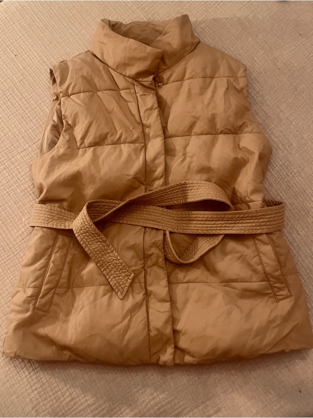 Marc New‎ York Camel Quilted Puffer Vest